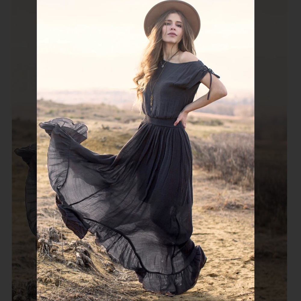 NEW • MIA JOY • Charcoal Gray Tank Top Dress